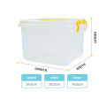 most useful household large plastic storage container toy box with lock